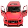 Automobilis Mercedes G63 Rastar R/C su nuotolinio valdymo pultu, raudonas