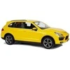 Automobilis Porsche Cayenne Rastar su nuotolinio valdymo pultu, geltonas