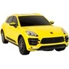 Automobilis Porsche Macan Turbo su nuotolinio valdymo pultu, geltonas