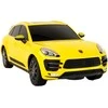 Automobilis Porsche Macan Turbo su nuotolinio valdymo pultu, geltonas