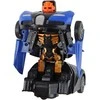 Automobilis - robotas 2in1, mėlynas/juodas