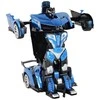 Automobilis-robotas su nuotolinio valdymo pultu, mėlynas