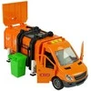 Automobilis šiukšliavežis su garso efektais, oranžinis
