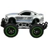 Automobilis su nuotolinio valdymo pultu, sidabrinis