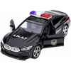 Automobilis S.W.A.T su garso ir šviesos efektais, juodas