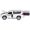 Automobilis TOYOTA LAND CRUISER PRADO su garso ir šviesos efektais, baltas