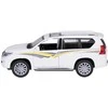 Automobilis TOYOTA LAND CRUISER PRADO su garso ir šviesos efektais, baltas