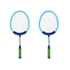 Badmintono rinkinys, mėlynas, 2 vnt.
