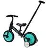 Balansinis triratis dviratukas su pedalais 3in1, juodas/mėtinis