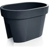 Balkono vazonas LOFLY RAILING, 40 cm, antracito