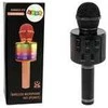 Belaidis karaoke mikrofonas su garsiakalbiais ir įrašymo funkcija WS-858, juodas