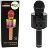 Belaidis karaoke mikrofonas su garsiakalbiais ir įrašymo funkcija WS-858, juodas