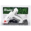 Belaidis karštų klijų pistoletas su stovu Bradas Baltas LINE, 11 mm, 35W