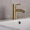 Bidė maišytuvas Rea Lungo, Brushed Gold