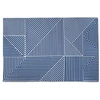 Blue Lauko terasos kilimas Linear Mėlyna, 120x180 cm