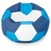 Blue Sėdmaišis-pufas vaikams Ball XXL (40 cm), Mėlyna/Baltas