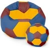 Blue Sėdmaišis su pufu Ball XXXXL (100 cm), Geltona/Raudona/Mėlyna