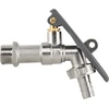 Čiaupas 1/2 x 3/4 išor.sr su vožtuvu ir jungtimi 13 mm žarnai Bradas LEVER LOCK, Brass/Nickel