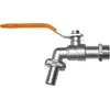 Čiaupas 3/4" išor.sr. su jungtim 3/4" žarnai Bradas