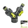 Čiaupo adapteris 3/4 su vožtuvais Bradas LIME LINE