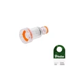 Čiaupo jungtis su vidiniu sriegiu 3/4" su filtru Bradas Baltas LINE