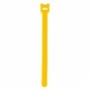Daugiafunkciniai Velcro tvirtinimo dirželiai Bradas TC, 12 x 200 mm, 10 vnt, yellow