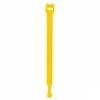 Daugiafunkciniai Velcro tvirtinimo dirželiai Bradas TR, 12 x 200 mm, 10 vnt, yellow