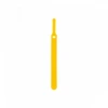 Daugiafunkciniai Velcro tvirtinimo dirželiai Bradas TL, 10 x 100 mm, 10 vnt, yellow
