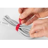 Daugiafunkciniai Velcro tvirtinimo dirželiai Bradas TL, 10 x 100 mm, 10 vnt, red