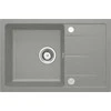 Deante granitinė virtuvinė plautuvė Deante Leda ZRD_S113, Metallic pilkas
