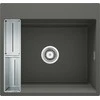 Deante granitinė virtuvinė plautuvė su magnetais Deante Magnetic ZRM_T10A, Anthracite metallic