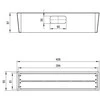 Deante Magnetic plautuvės aksesuarų rinkinys ZZMK022K, Brushed steel