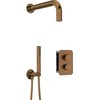 Deante potinkinis termostatinis dušo komplektas BOX, BXYZCEBT, Brushed bronze
