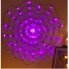 Dekoratyvinė lempučių girlianda Voratinklis 70 LED, violetinė