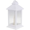 Dekoratyvinis LED žibintas, 17 cm, baltas