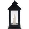 Dekoratyvinis LED žibintas, 17 cm, juodas