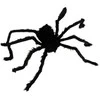 Dekoratyvinis pūkuotas voras, 90 cm
