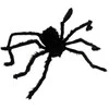 Dekoratyvinis pūkuotas voras, 90 cm