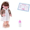 Didelė lėlė su priedais "May May Baby", 55 cm