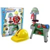 Didelis dirbtuvių stalas su įrankiais