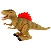 Dinozauras su ugnies alsavimo ir kitais efektais, rudas