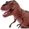 Dinozauras Tyrannosaurus Rex su nuotolinio valdymo pultu ir efektais