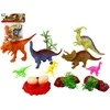Dinozaurų figūrėlių rinkinys su priedais, 15 vnt,