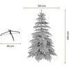 Dirbtinė Kalėdų eglutė CHILLY, 210 cm, su stovu