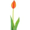 Dirbtinė tulpė, 1 vnt., oranžinė