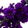 Dirbtinių kardelių puokštė, 5 vnt., violetinė