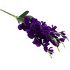 Dirbtinių kardelių puokštė, 5 vnt., violetinė