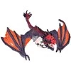 Drakono figūrėlė, pilkas/oranžinis, 21 cm