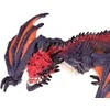 Drakono figūrėlė, pilkas/oranžinis, 21 cm