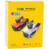 Dronas D6 PRO su kamera ir LED, oranžinis